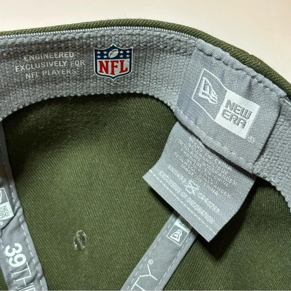 Atlanta Falcons New Era Olive 2018 Salute to Service Sideline 9TWENTY Men’s Hat - Picture 8 of 8